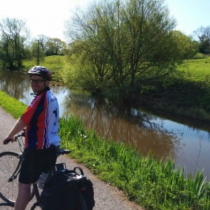 ... to ride along the canal